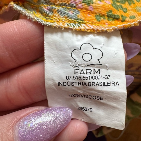 FARM Rio Printed High Neck Mini Dress Large - Picture 7 of 7